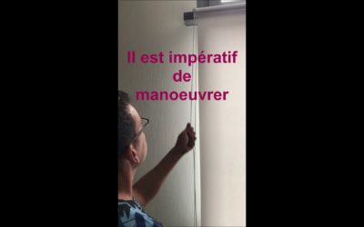 Vidéo store enrouleur manœuvre chaînette